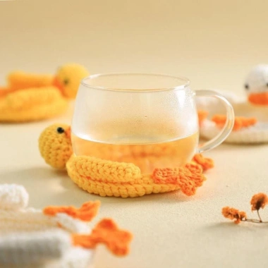 Đế lót ly móc vịt NLINNI - Chống trượt, chịu nhiệt, bảo vệ bàn, tái sử dụng