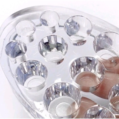 Đế mica hình tròn, oval, chữ nhật đựng chum mực xăm - Giá rẻ 8.500₫