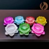 Đế Nến Hoa Sen Lưu Ly - Cốc Đựng Nến, Chân Nến Đèn Cầy Nhiều Màu Quế Tâm Decor 29.000 VND 3