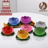 Đế Nến Hoa Sen Lưu Ly - Cốc Đựng Nến, Chân Nến Đèn Cầy Nhiều Màu Quế Tâm Decor 29.000 VND 6