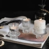 Đế nến thủy tinh Bắc Âu - Trang trí bữa tối lãng mạn và lễ cưới, giá chỉ 36.000₫