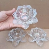Đế nến thủy tinh chân nến hoa sen - Trang trí sự kiện, phong thủy, giá ưu đãi 45.000đ 3