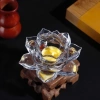 Đế nến thủy tinh chân nến hoa sen - Trang trí sự kiện, phong thủy, giá ưu đãi 45.000đ 5