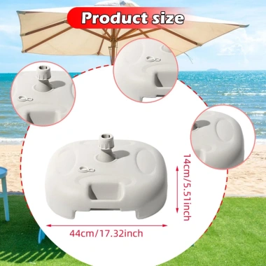 Đế ô dù hiên hạng nặng, chịu lực, chống thấm, lý tưởng cho câu cá ngoài trời, sân hiên, bãi biển, bể bơi - Giá 221.400₫ 8 Đế ô dù hiên hạng nặng, chịu lực, chống thấm, lý tưởng cho câu cá ngoài trời, sân hiên, bãi biển, bể bơi - Giá 221.400₫ 8