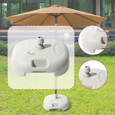 Đế ô dù hiên hạng nặng, chịu lực, chống thấm, lý tưởng cho câu cá ngoài trời, sân hiên, bãi biển, bể bơi - Giá 221.400₫
