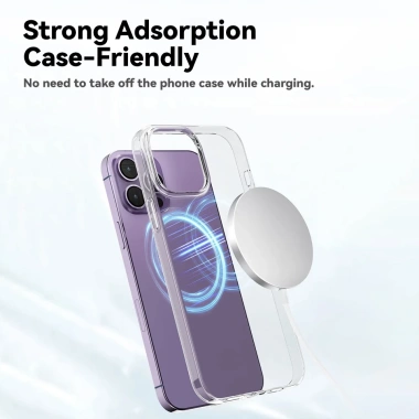 Đế Sạc Không Dây Digi 15W + Cáp Type‑C, Tương Thích iPhone AirPods, 102.000 VNĐ