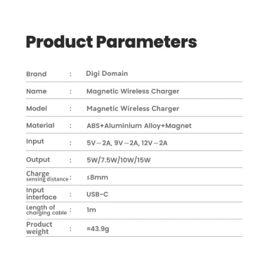Đế Sạc Không Dây Digi 15W + Cáp Type‑C, Tương Thích iPhone AirPods, 102.000 VNĐ 9 Đế Sạc Không Dây Digi 15W + Cáp Type‑C, Tương Thích iPhone AirPods, 102.000 VNĐ 9