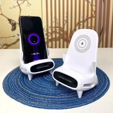 Đế sạc không dây rảnh tay cảm ứng nhạy bộ - Phong cách ghế, dùng phòng ngủ, du lịch, 25.000₫ 5