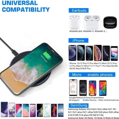 Đế sạc nhanh QC 3.0 30W cho iPhone 14/13/12/11, Samsung S22/S21/S20 - Giá chỉ 80.300 VND 3