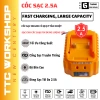 Đế sạc pin 2.5A mạnh, quạt tản nhiệt, vỏ chống cháy, chịu tải cao - 130.410 VND