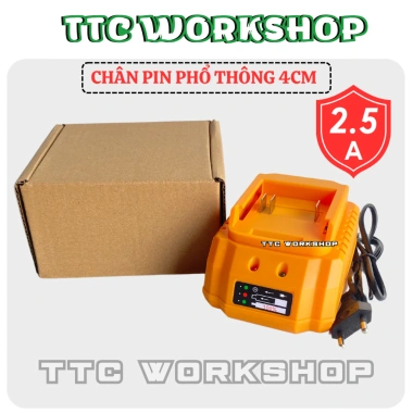 Đế sạc pin 2.5A mạnh, quạt tản nhiệt, vỏ chống cháy, chịu tải cao - 130.410 VND