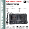 Đế sạc pin máy khoan 2 cổng M21 4cm 2,2A - Tiện lợi, cực khỏe, bền bỉ, chỉ 191.130₫