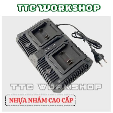 Đế sạc pin máy khoan 2 cổng M21 4cm 2,2A - Tiện lợi, cực khỏe, bền bỉ, chỉ 191.130₫ 3 Đế sạc pin máy khoan 2 cổng M21 4cm 2,2A - Tiện lợi, cực khỏe, bền bỉ, chỉ 191.130₫ 3