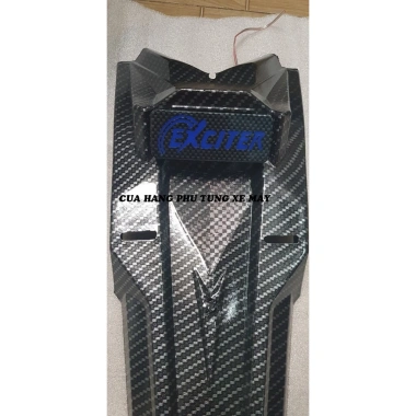 Dè sau gắn xe Exciter 150, Winner 150, Winner X V2 V3 kiểu Sonic sơn cacbon + đèn LED xịn