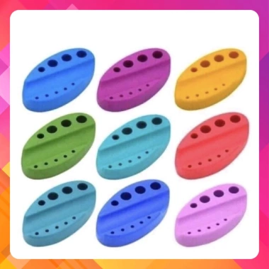 Đế silicone cầm nặng tay siêu rẻ, giữ mực phun xăm không tràn, giảm giá 8.000 VND