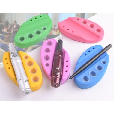 Đế silicone cầm nặng tay siêu rẻ, giữ mực phun xăm không tràn, giảm giá 8.000 VND