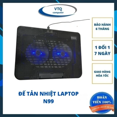 Đế tản nhiệt laptop N99 2 quạt - Tương thích N19,N99,N139,S200,S400, làm mát nhanh, giá 75.000 VND 7 Đế tản nhiệt laptop N99 2 quạt - Tương thích N19,N99,N139,S200,S400, làm mát nhanh, giá 75.000 VND 7