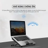 Đế tản nhiệt laptop thép không gỉ S120 - Chống ồn, tải trọng lớn, 4 mức cao, giảm giá 154.000₫ 2