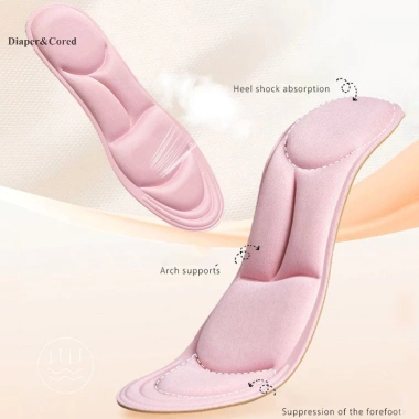 Đế thể thao DIAPER & CORED độ cao dày, đệm vòm mềm YTH, chống mùi, đứng 5d không mệt mỏi - chỉ 9.213 VND 4