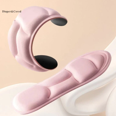 Đế thể thao DIAPER & CORED độ cao dày, đệm vòm mềm YTH, chống mùi, đứng 5d không mệt mỏi - chỉ 9.213 VND 5