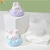 Dễ Thương Ấm Trà Thỏ Khuôn Silicon DIY Nến Thơm Hương Thơm Giá 79.837 VND 3