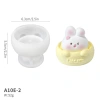 Dễ Thương Ấm Trà Thỏ Khuôn Silicon DIY Nến Thơm Hương Thơm Giá 79.837 VND 10