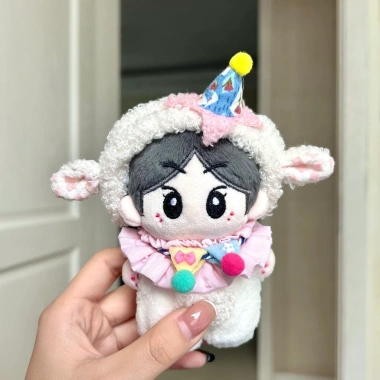 Dễ Thương Búp Bê Cotton 10cm Mềm Mại Đồ Bé Thịt Cừu Quần Áo Body Dressing