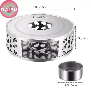Đế Trà Ấm Thép Không Gỉ N2HAO Đế Nến Tròn Đỡ Nóng Cà Phê Sữa - Giá Ưu Đãi 116.820₫ 5 Đế Trà Ấm Thép Không Gỉ N2HAO Đế Nến Tròn Đỡ Nóng Cà Phê Sữa - Giá Ưu Đãi 116.820₫ 5