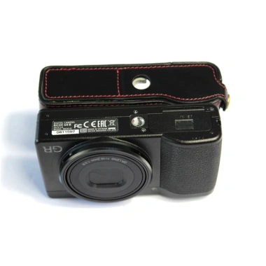 Đế và Vỏ Da Bảo Vệ Ricoh GR3, GX3, GR III, GR3X - Thiết Kế Retro, Bảo Vệ Nửa Da