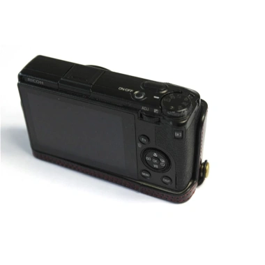 Đế và Vỏ Da Bảo Vệ Ricoh GR3, GX3, GR III, GR3X - Thiết Kế Retro, Bảo Vệ Nửa Da