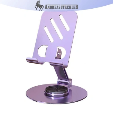 Đế xoay 360° Kim loại onetimingfine - Giá đỡ điện thoại, máy tính bảng chống trượt, gập điều chỉnh, tiện lợi cho bàn làm việc - 55.421₫