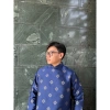 Deal Mở Bán Áo Dài Nam Cách Tân Hoạ Tiết Ô Vuông Ánh Kim, Đứng Phom Chuẩn Dáng 2H Unisex - 345.000 3