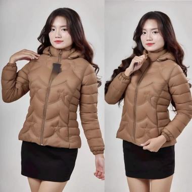 Deal Mở Bán Áo Phao Nữ Siêu Nhẹ + Mũ Tháo Rời Thêu Ngôi Sao – Quỳnh Boutique Giá Sốc 273k 5