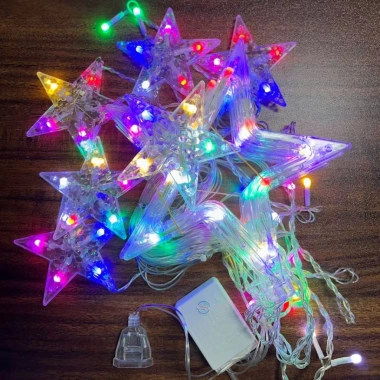 Deal Mở Bán Dây LED Rèm Sao Băng Chùm Vàng Đủ Màu – Giảm Giá Đặc Biệt 68K