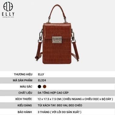 Deal sang chảnh Túi xách nữ thời trang ELLY EL324 – Giá chỉ 1.124.250đ, chất liệu cao cấp, thiết kế thanh lịch 4