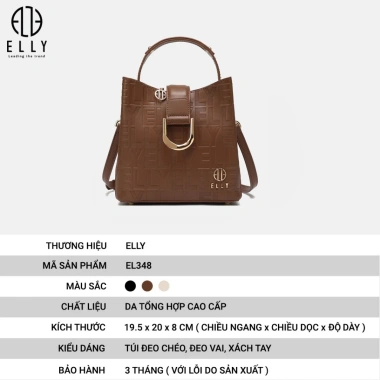 Deal sang chảnh Túi xách nữ thời trang ELLY EL348 - Giá 1.359.150₫, giảm 18% 4