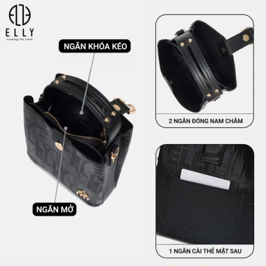 Deal sang chảnh Túi xách nữ thời trang ELLY EL348 - Giá 1.359.150₫, giảm 18% 7