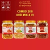 Deal Tết 2.026 Combo 4 Hũ Khô 500g Mix 4 Vị Bò Heo Gà Chanh Gà Bơ Tỏi Chà Bông Xù Giá 616.420 VND 4