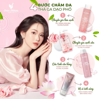 Dear Nature Nước Cân Bằng Da Hoa Bay Toner 200ml Dưỡng ẩm, Se lỗ chân lông, Sáng da 299.000₫ 3