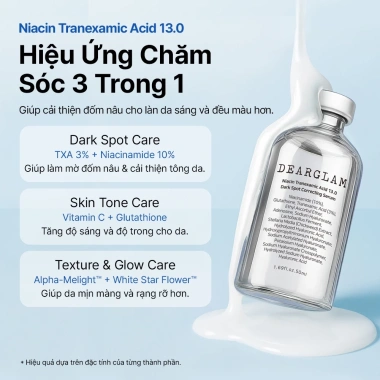 Dearglam Combo Serum Traxenamic 3% Dưỡng Trắng, Mờ Thâm Nám & Tàn Nhang - 966.900₫ 3