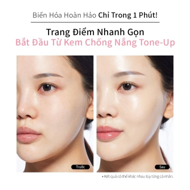 Dearglam Kem chống nắng Tone-up SPF50 PA++++ 50ml - Tăng tông da, chỉ 339.900đ 2 Dearglam Kem chống nắng Tone-up SPF50 PA++++ 50ml - Tăng tông da, chỉ 339.900đ 2