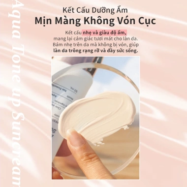 Dearglam Kem chống nắng Tone-up SPF50 PA++++ 50ml - Tăng tông da, chỉ 339.900đ