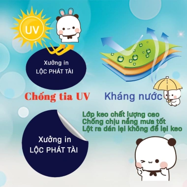 Decal Cà Phê Pha Phin Chống Nước Lộc Phát Tài - Dán Sẵn Keo, 10.500₫, Nguyên Chất