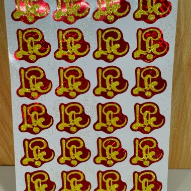 Decal Chữ Tài Lộc Kim Tuyền Dán Trái Cây Dài Bưởi Bánh Kẹo - 1/2/5 Tờ Giá 13.000 VNĐ Giảm từ 16.900 6