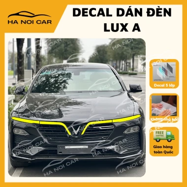 Decal dán đèn LUX A - Tem trang trí xe sang trọng, dễ dán, giá chỉ 95.000 VND