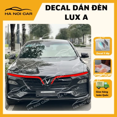 Decal dán đèn LUX A - Tem trang trí xe sang trọng, dễ dán, giá chỉ 95.000 VND