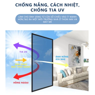 Decal dán kính chống nắng, cách nhiệt, UV, chống trộm – giảm giá 30% chỉ 67.000 VND