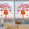Decal dán kính Tết 2.026 bộ cành đào, túi tài lộc, câu đối chữ Việt, hít tĩnh điện - 55.000₫ 2