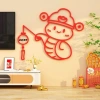 Decal dán tường mica đôi mèo thần tài - Trang trí Tết, hút tài lộc may mắn, 135.350₫ 4