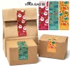 Decal Giáng Sinh 30 tem 3x9cm TE31 - Noel dán hộp quà tặng, niêm phong bao bì, giảm giá 32.230₫